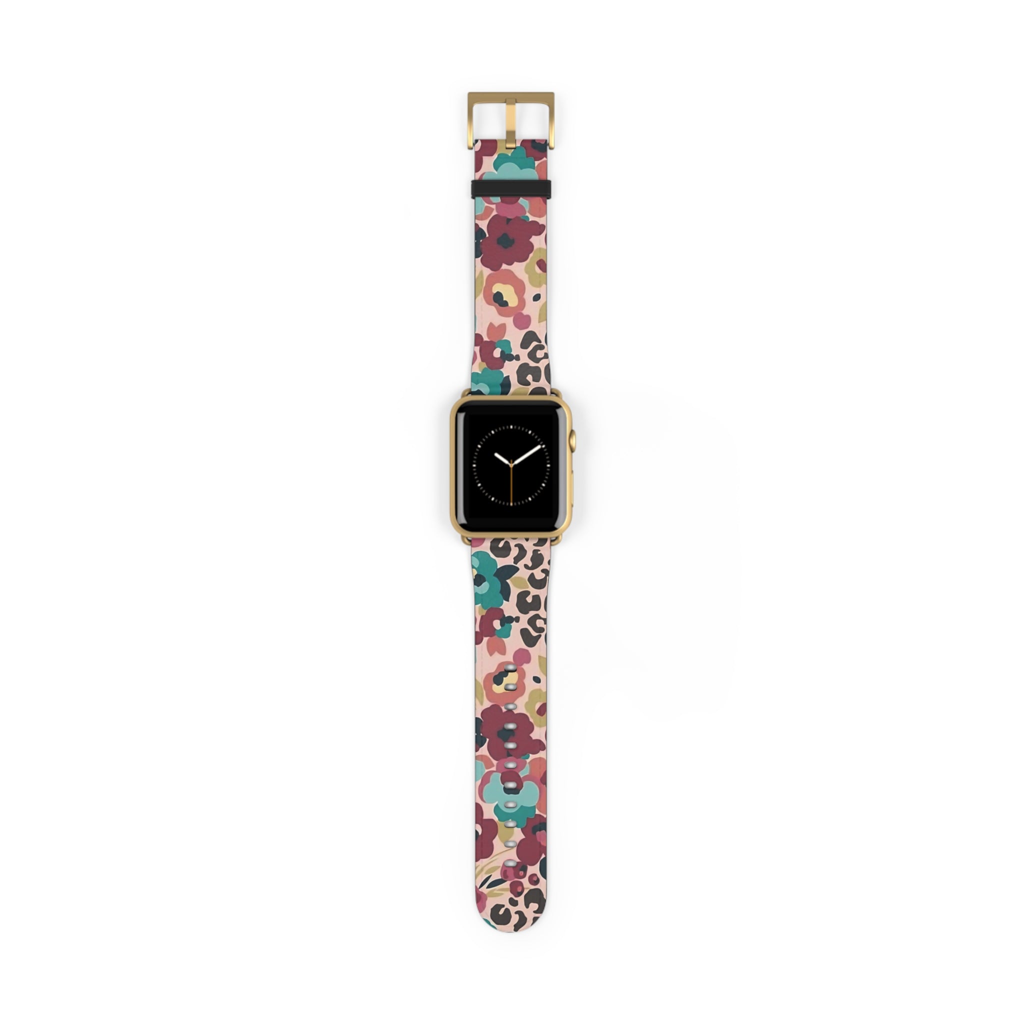 Leopard Floral Apple Watch Band