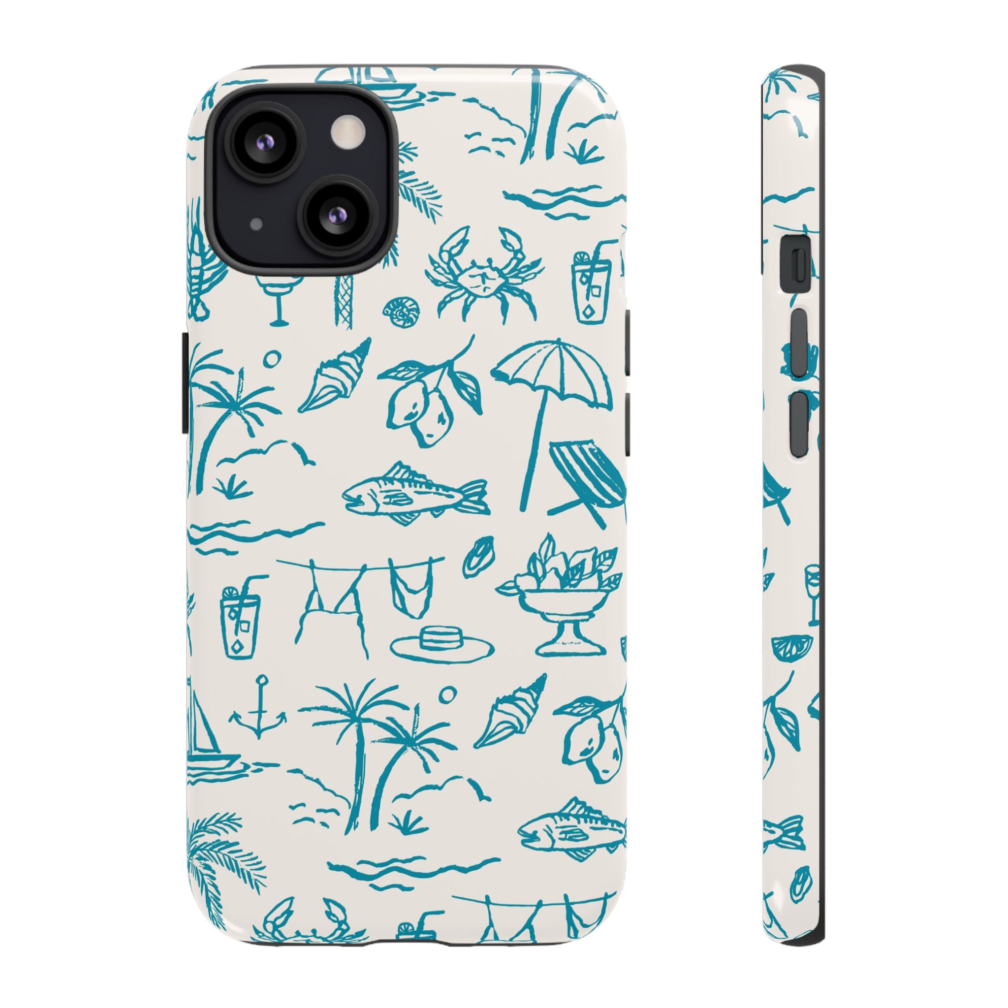 Meet Me Seaside iPhone Case