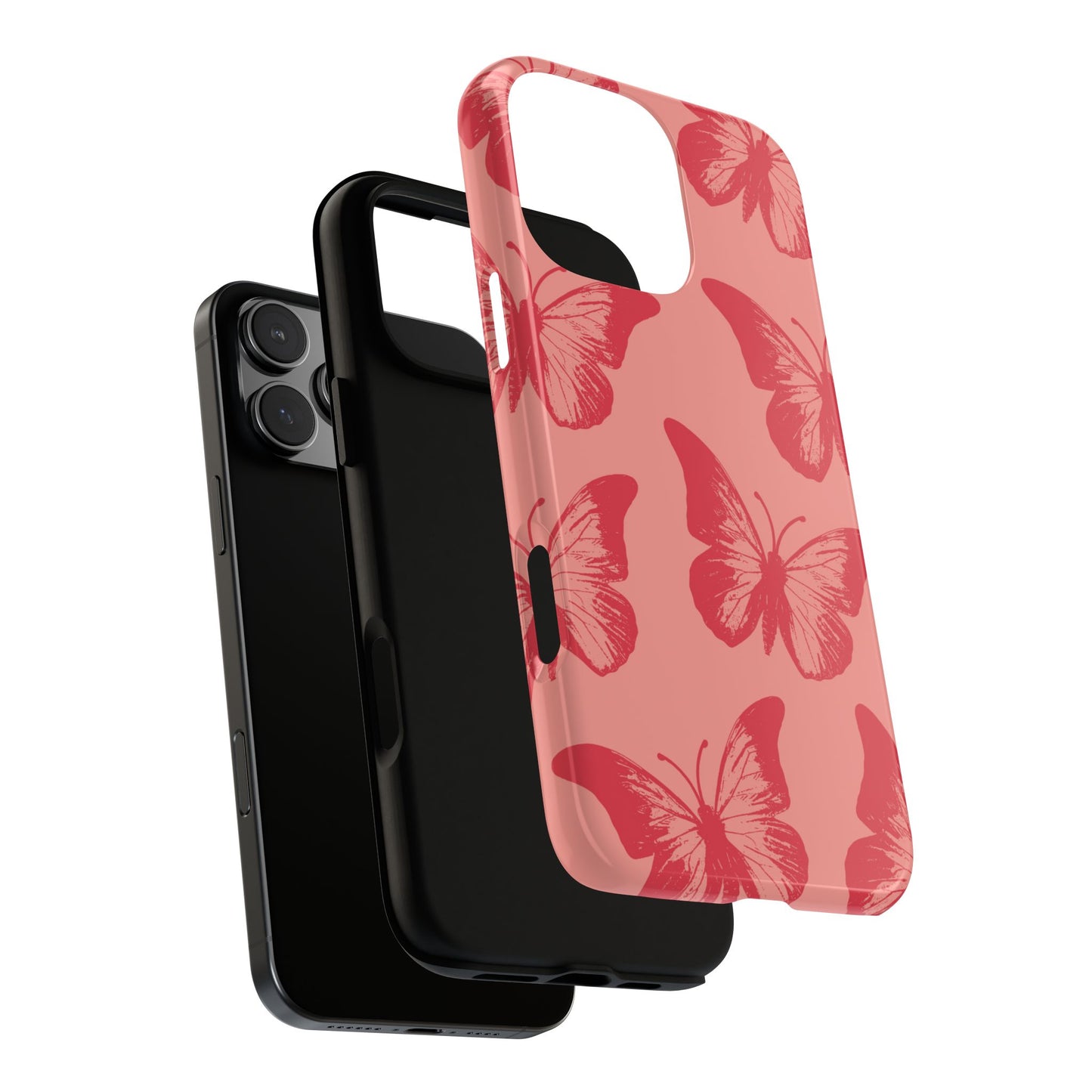 Coque iPhone Papillon Social | Peachy Butterfly