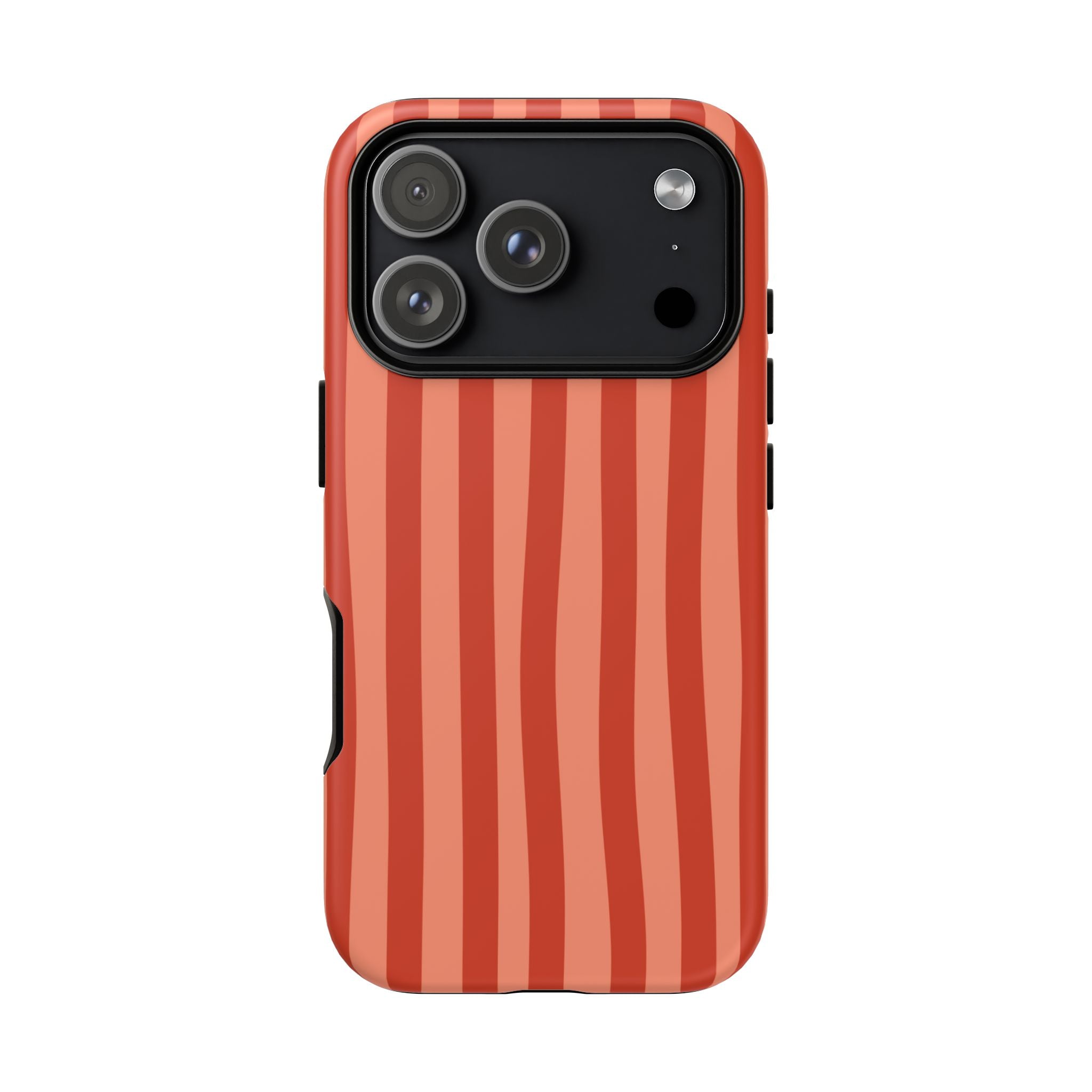 Orange Crush | Wavy Stripe iPhone Case