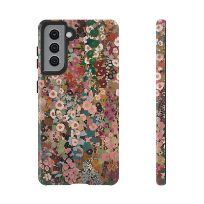 Funda para Samsung con diseño floral moderno de Wallflower