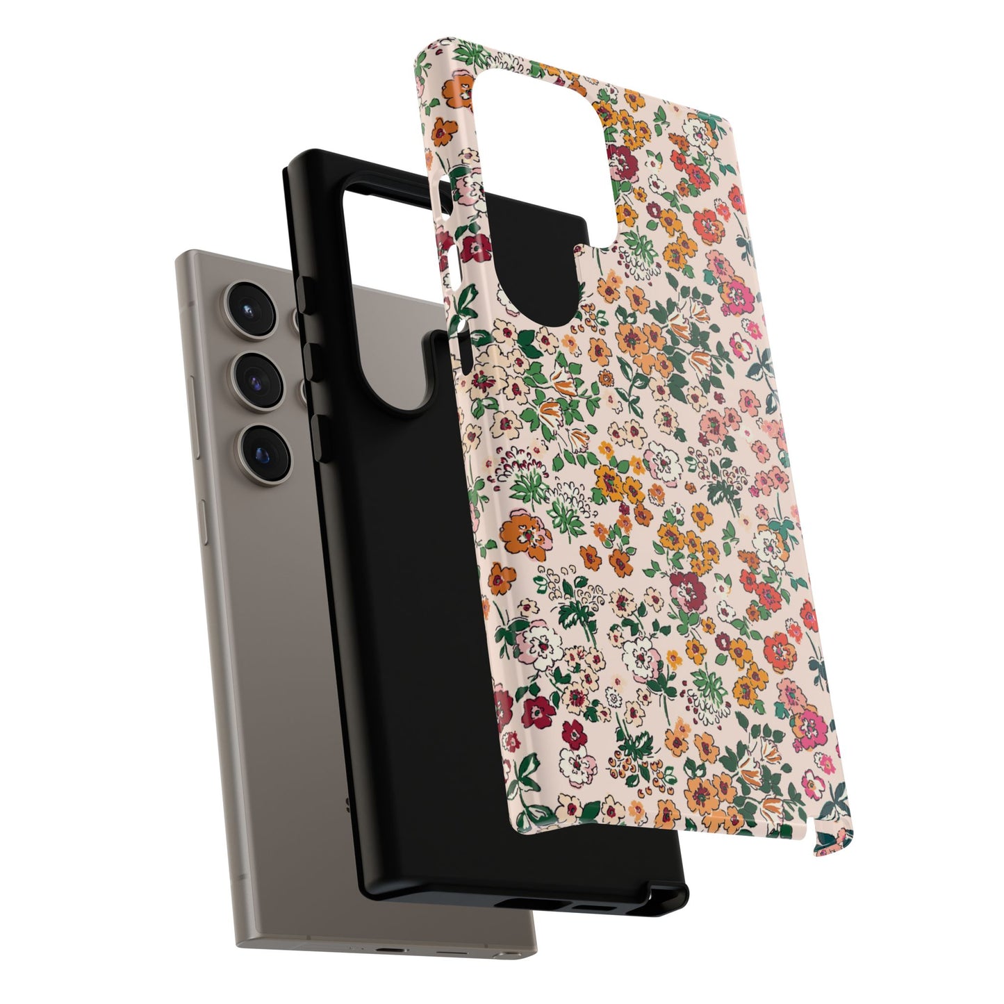 Estuche floral Galaxy con diseño de primavera 