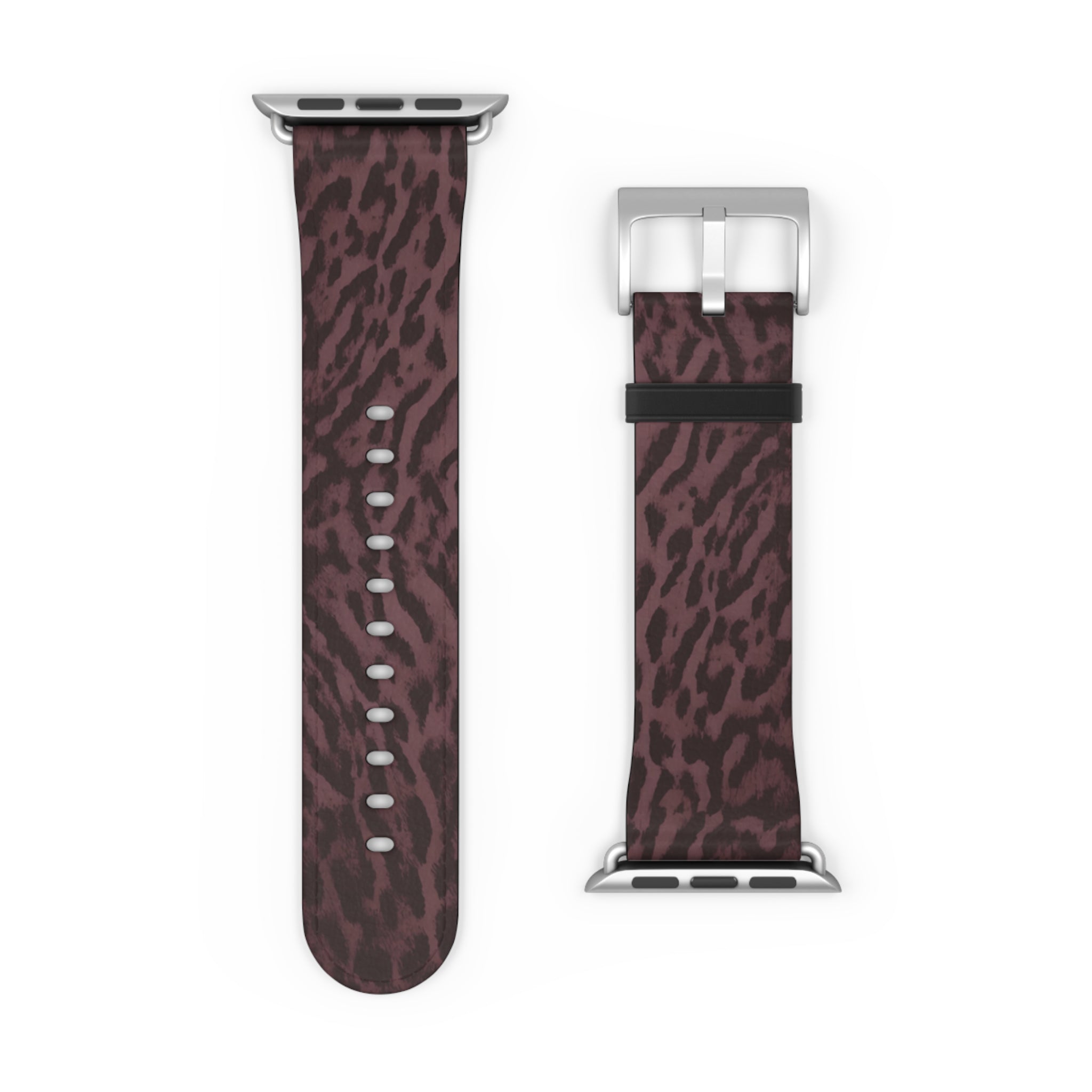 Purple Leopard Print Apple Watch Band