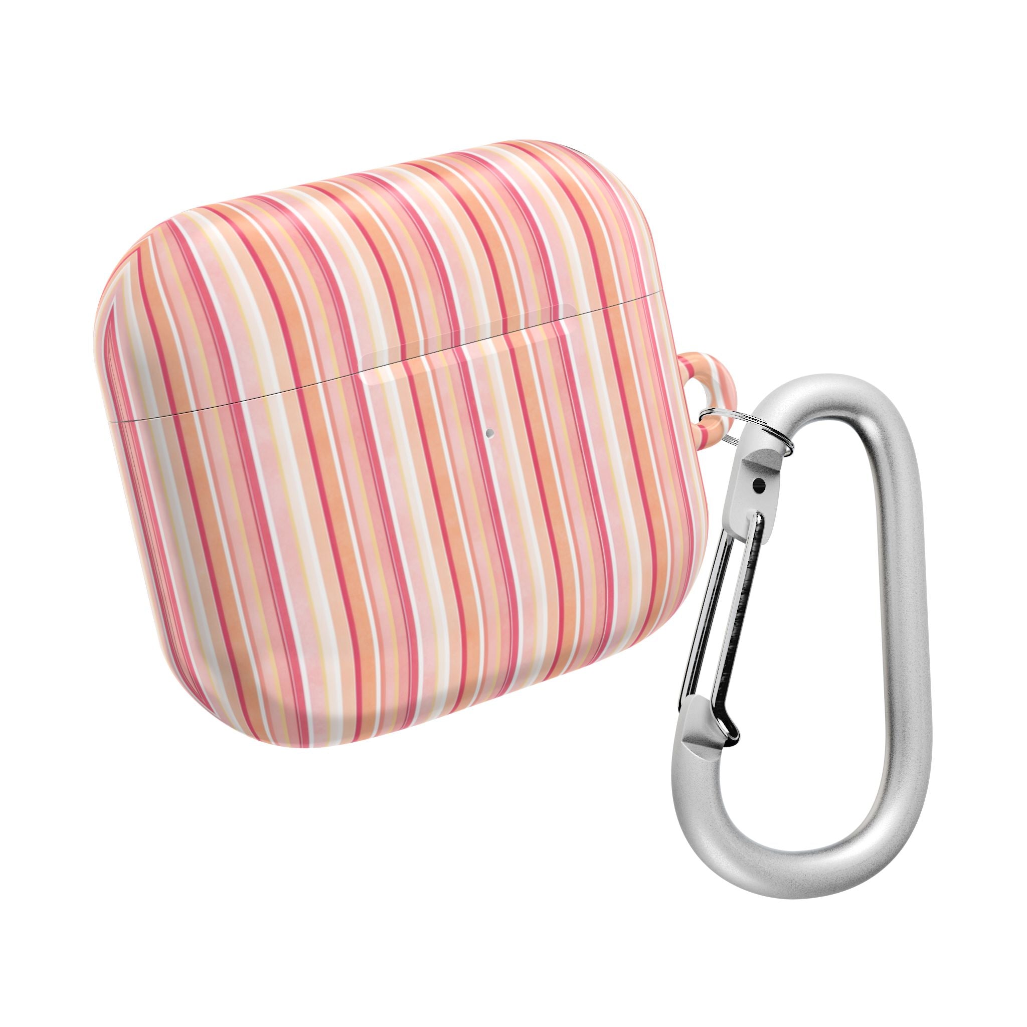 Cabana Stripe Pink AirPods Case