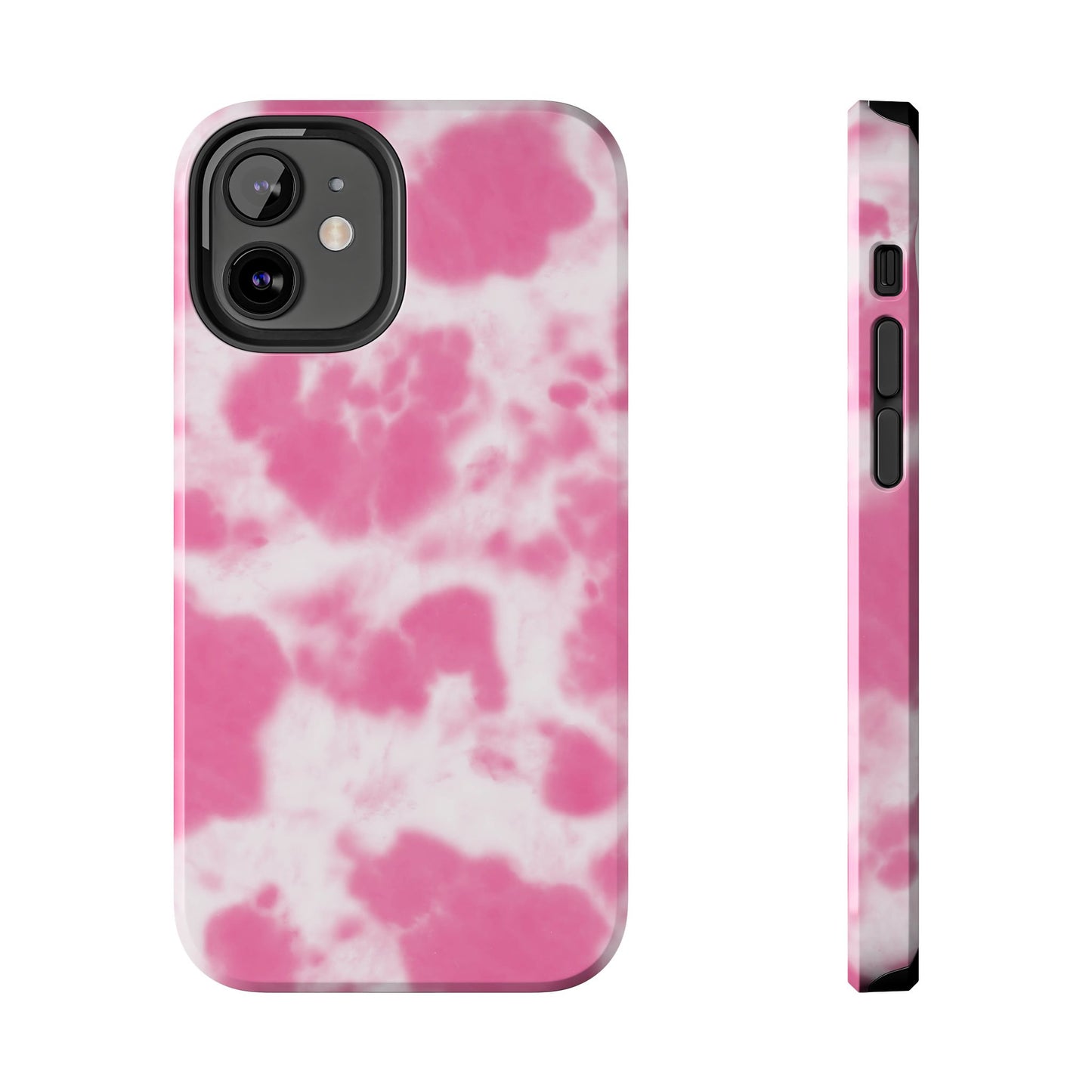 Strawberry Cow | Pink Cow Print iPhone Case