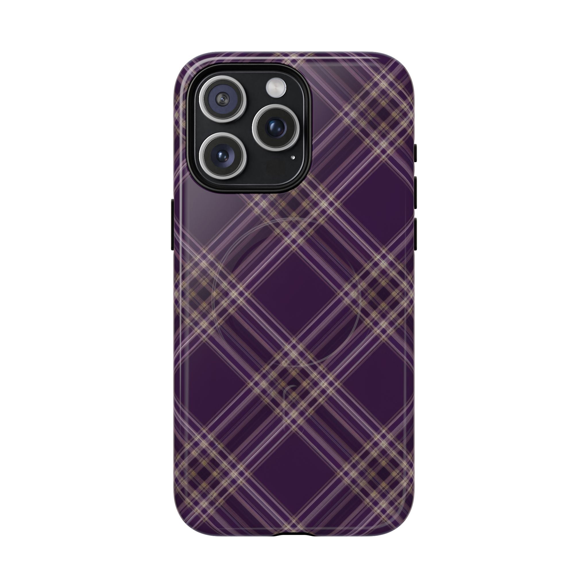 Plum Plaid MagSafe Case