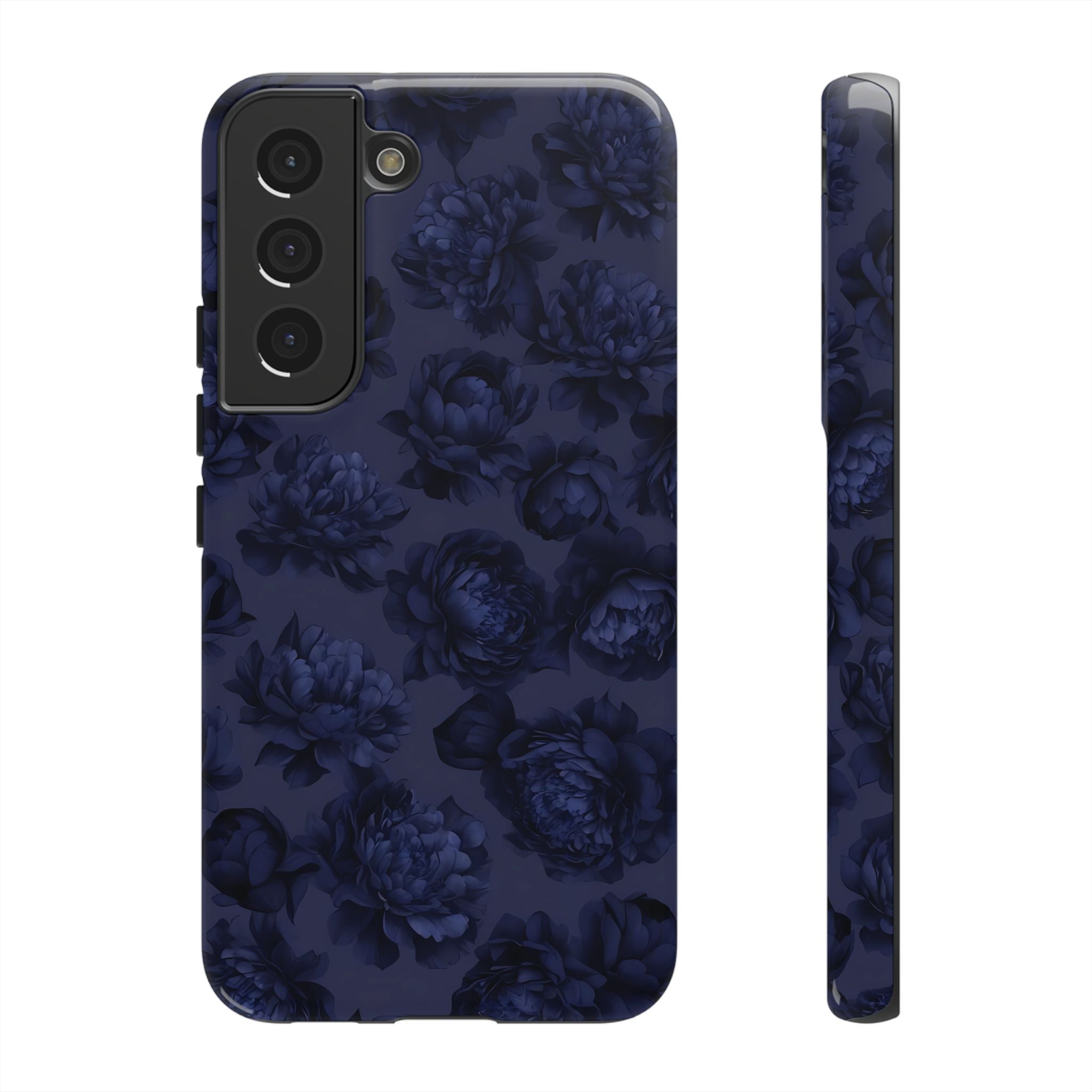 Moody Blues Blue Floral Galaxy Case