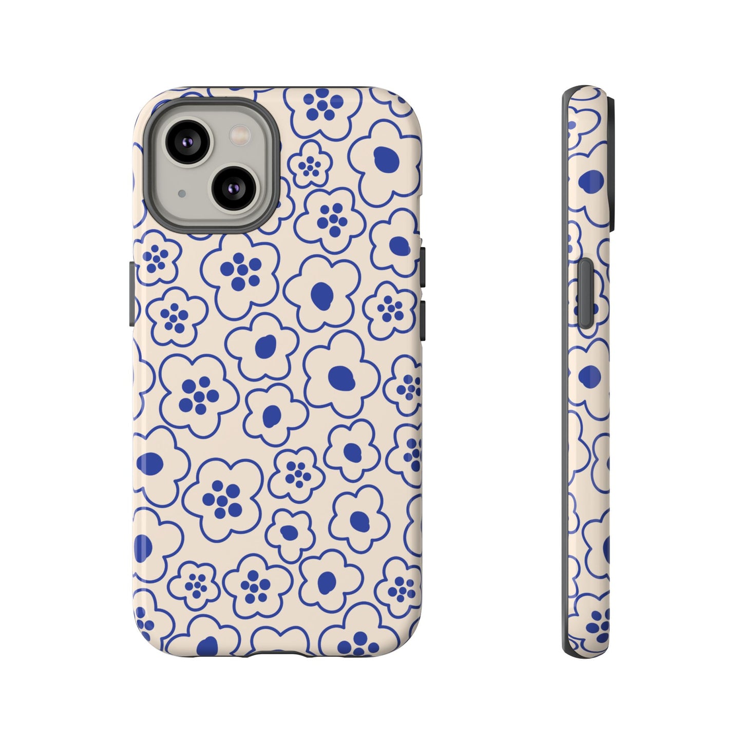 Blossom | Blue Retro Flower Case