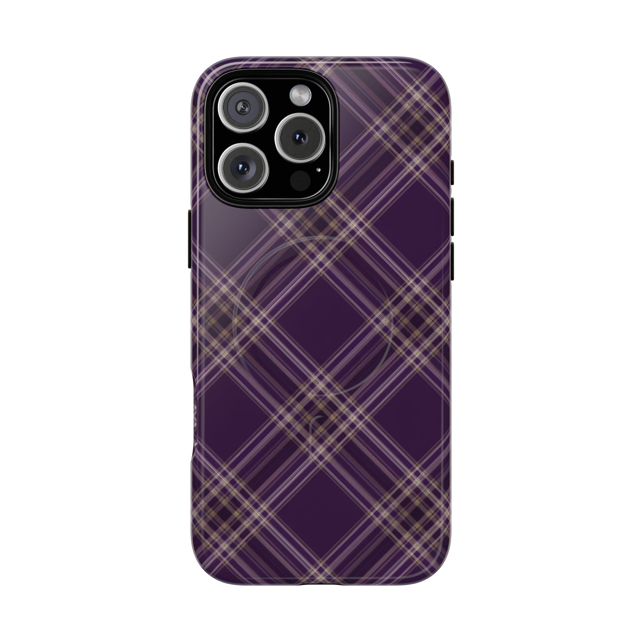 Plum Plaid MagSafe Case