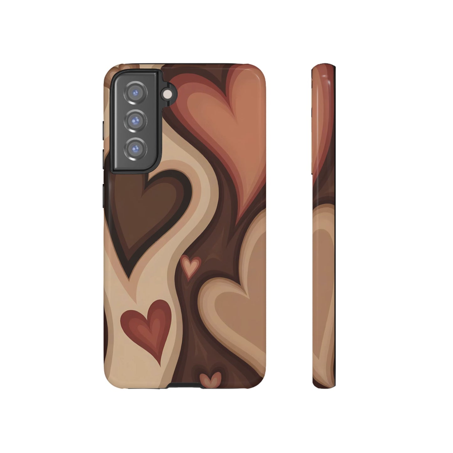 El ritmo está en el corazón | Funda Galaxy Retro Hearts