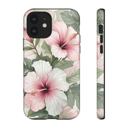 Island Hopping | Green & Pink Tropical Floral Case