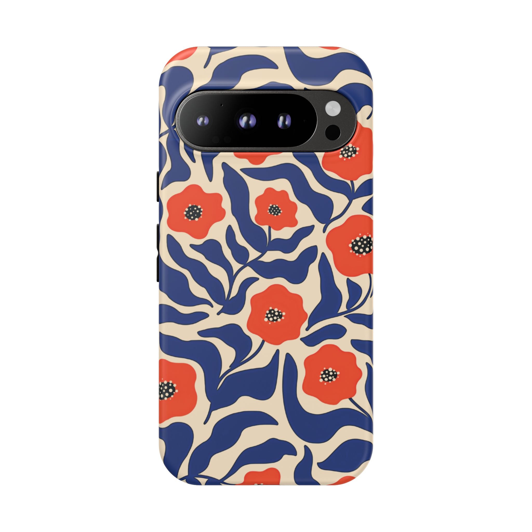 Indigo Poppy Phone Case