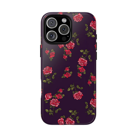 Encantadora funda para iPhone con estampado floral índigo