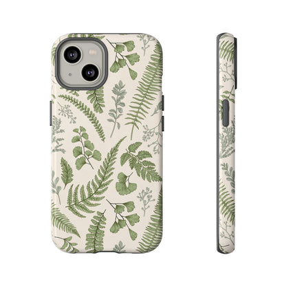 Vintage Botanical | Green Botanical Illustration Case