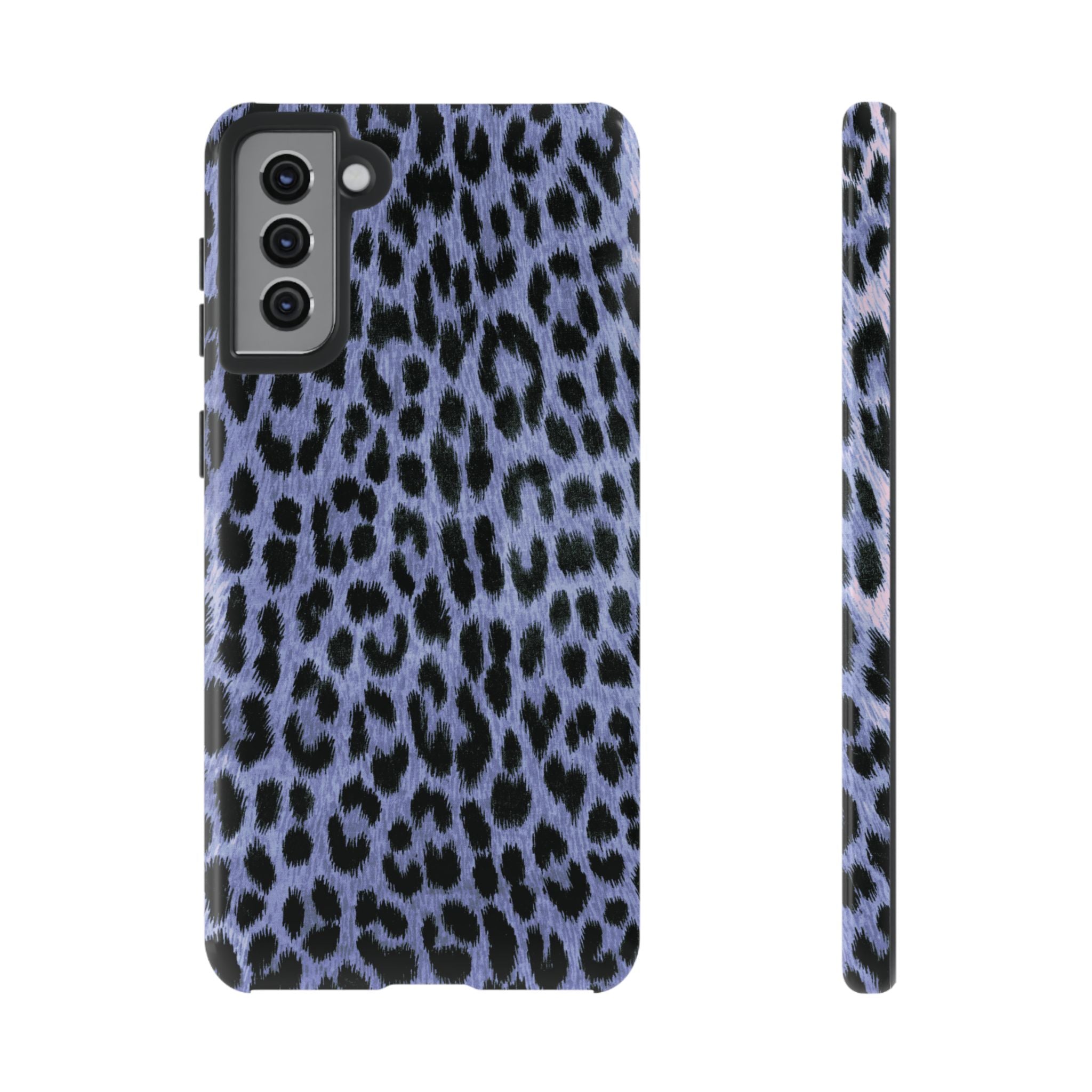 Untamed | Blue Leopard Galaxy Case