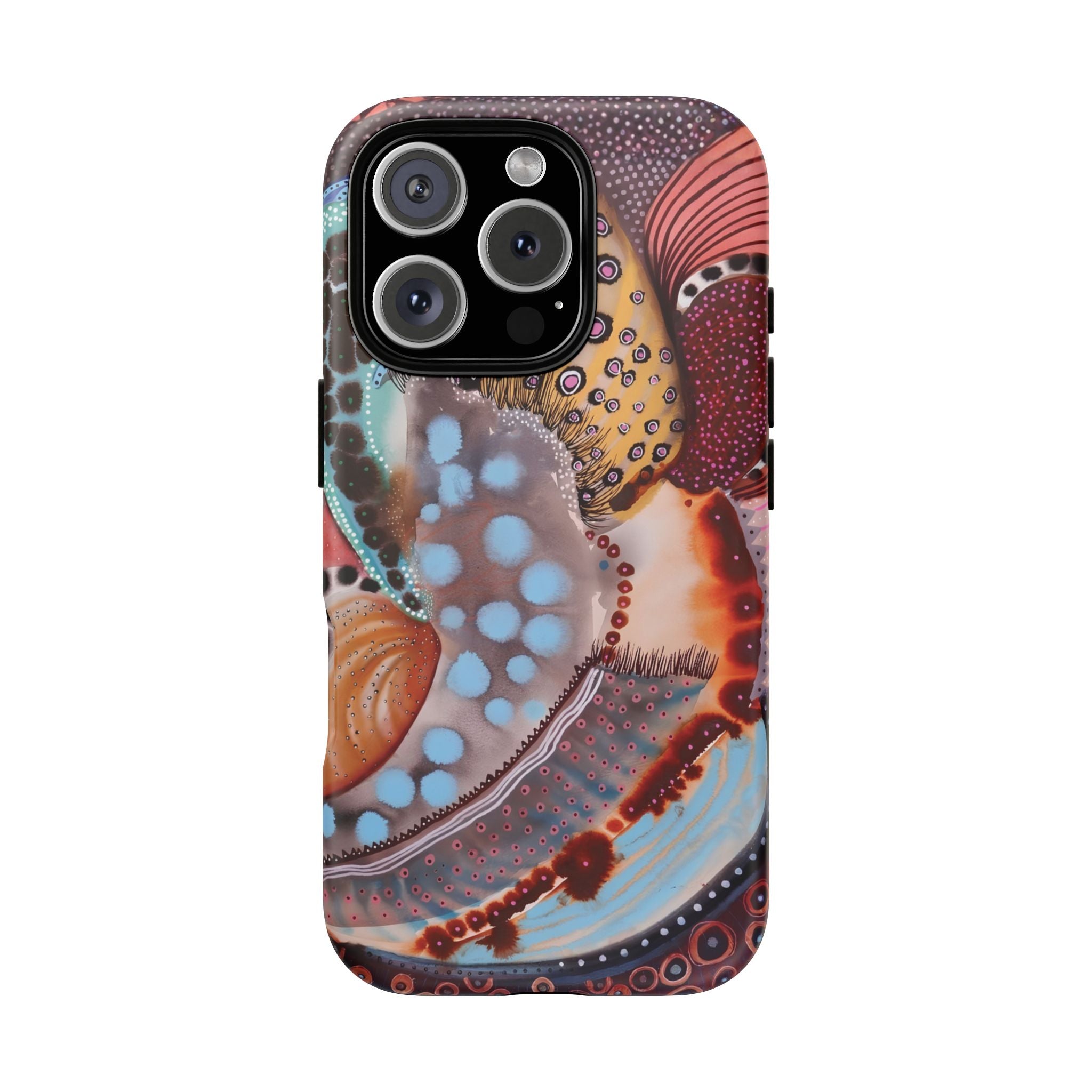 Ocean Echo | Abstract Sea Life iPhone Case