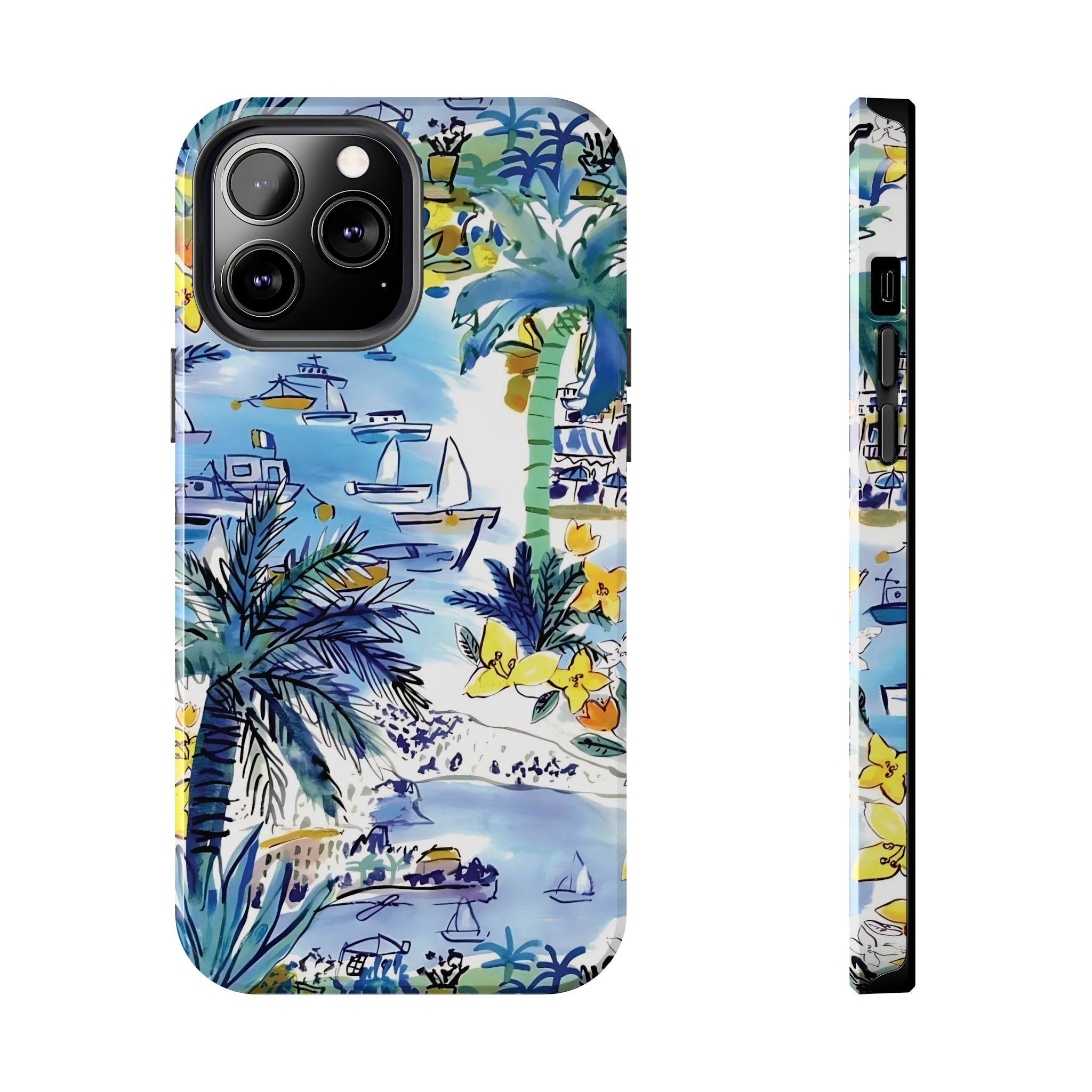 Island Life Watercolor iPhone Case