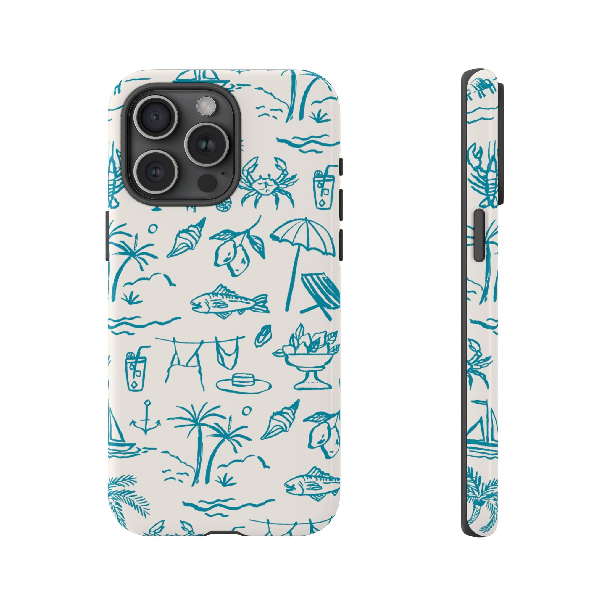 Meet Me Seaside iPhone Case