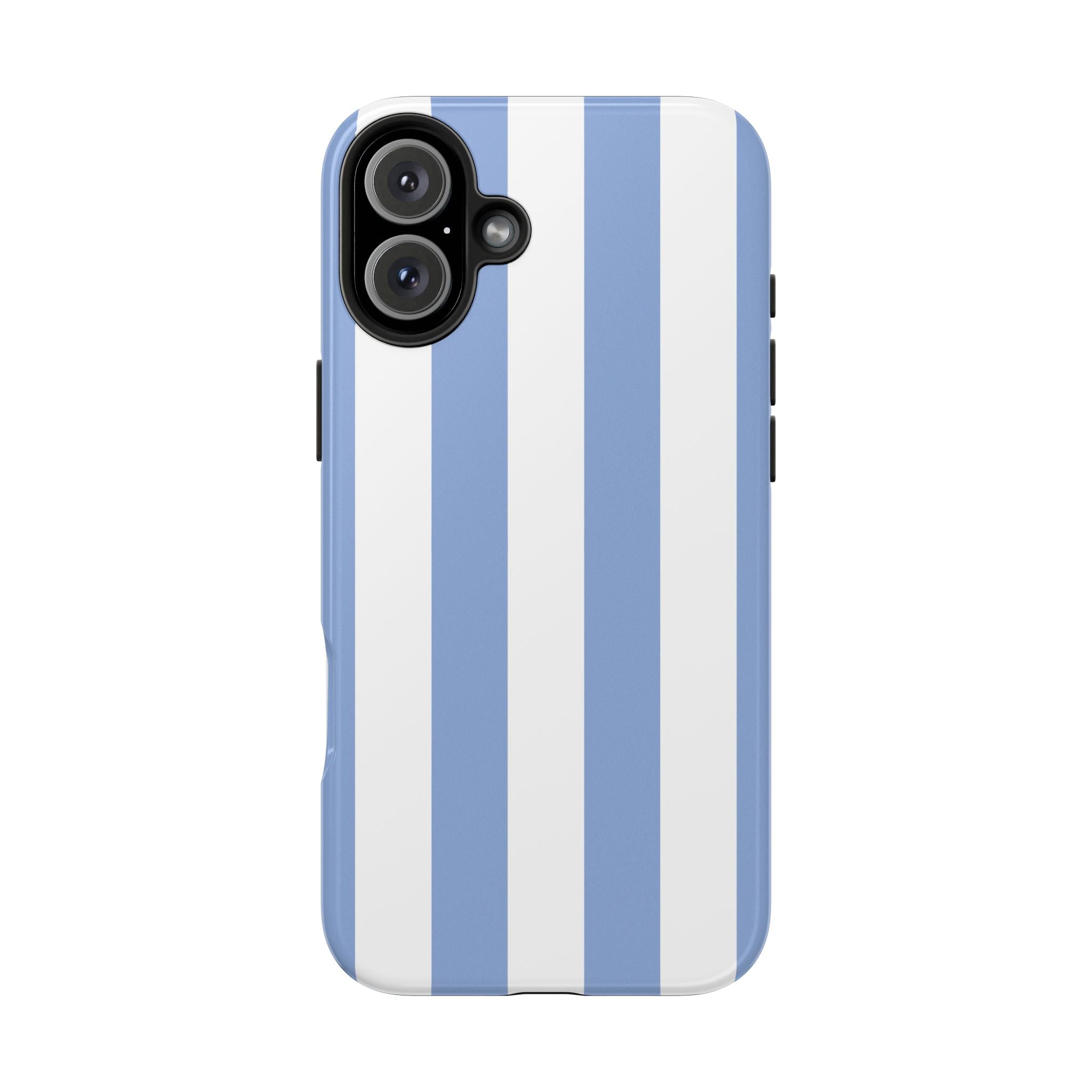 Blue Cabana Stripe iPhone Case
