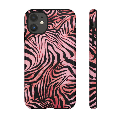 Rosy Zebra | Pink Animal Print Case