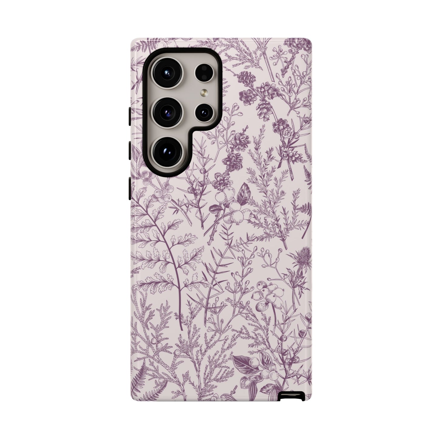 Plum Botanical Garden | Purple Floral Case