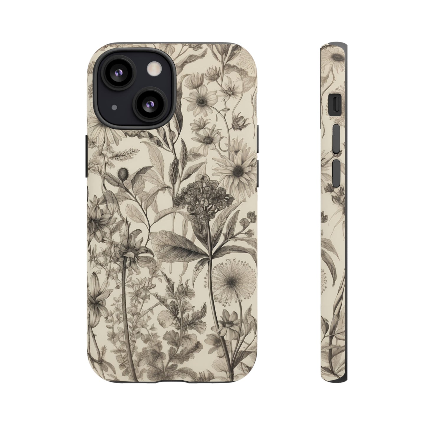 Vintage Wildflowers | Neutral Floral Case