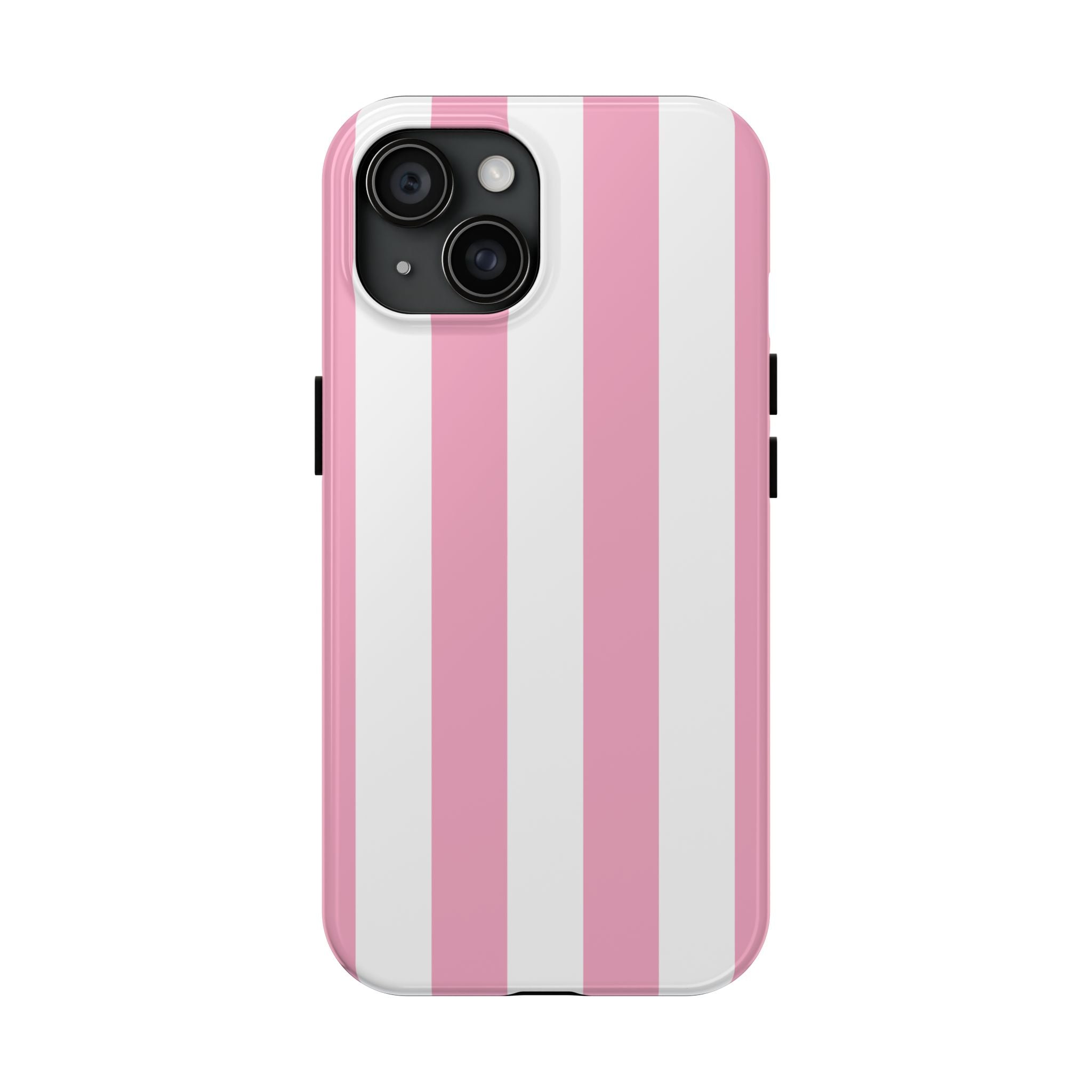 Pink Cabana Stripe iPhone Case