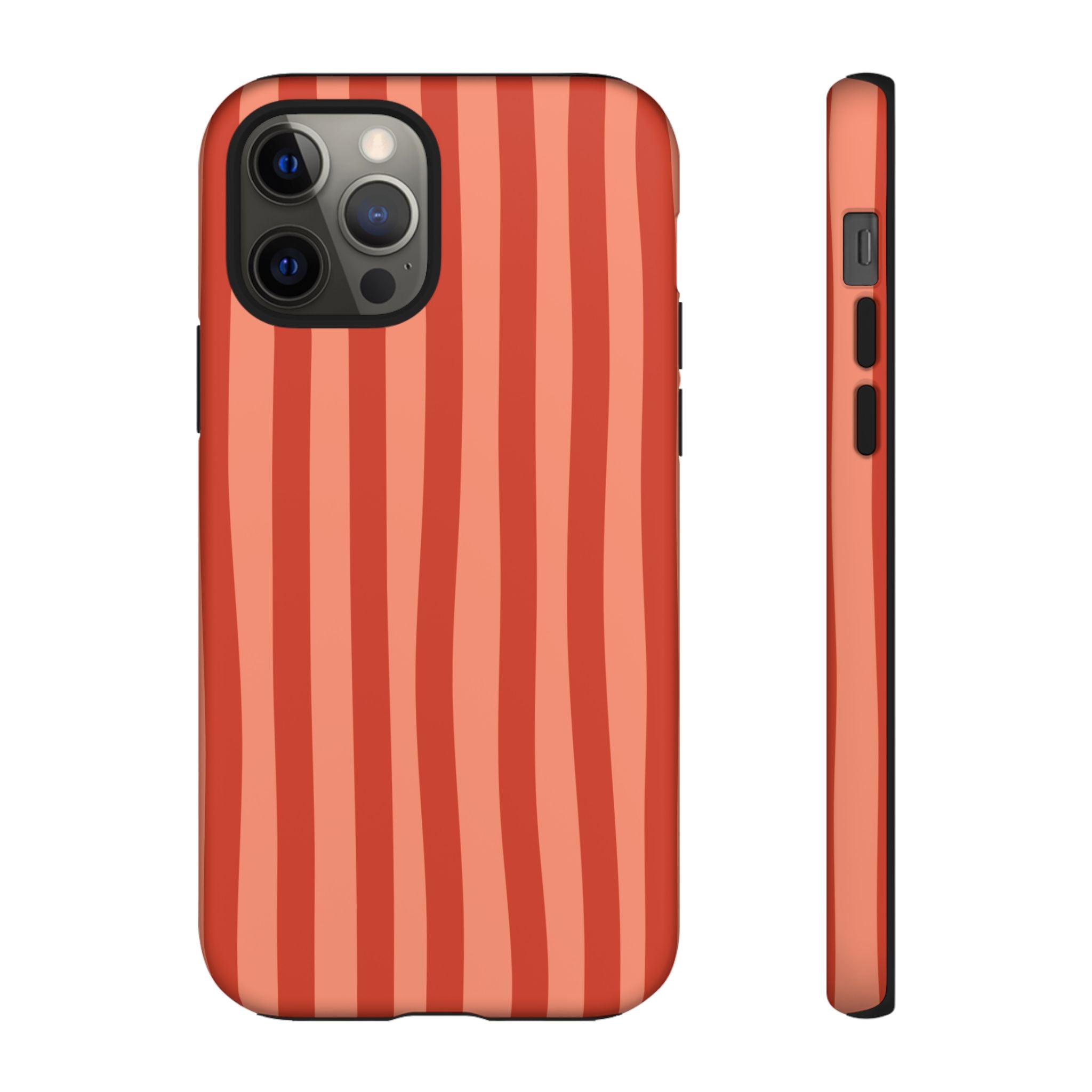 Orange Crush | Wavy Stripe iPhone Case