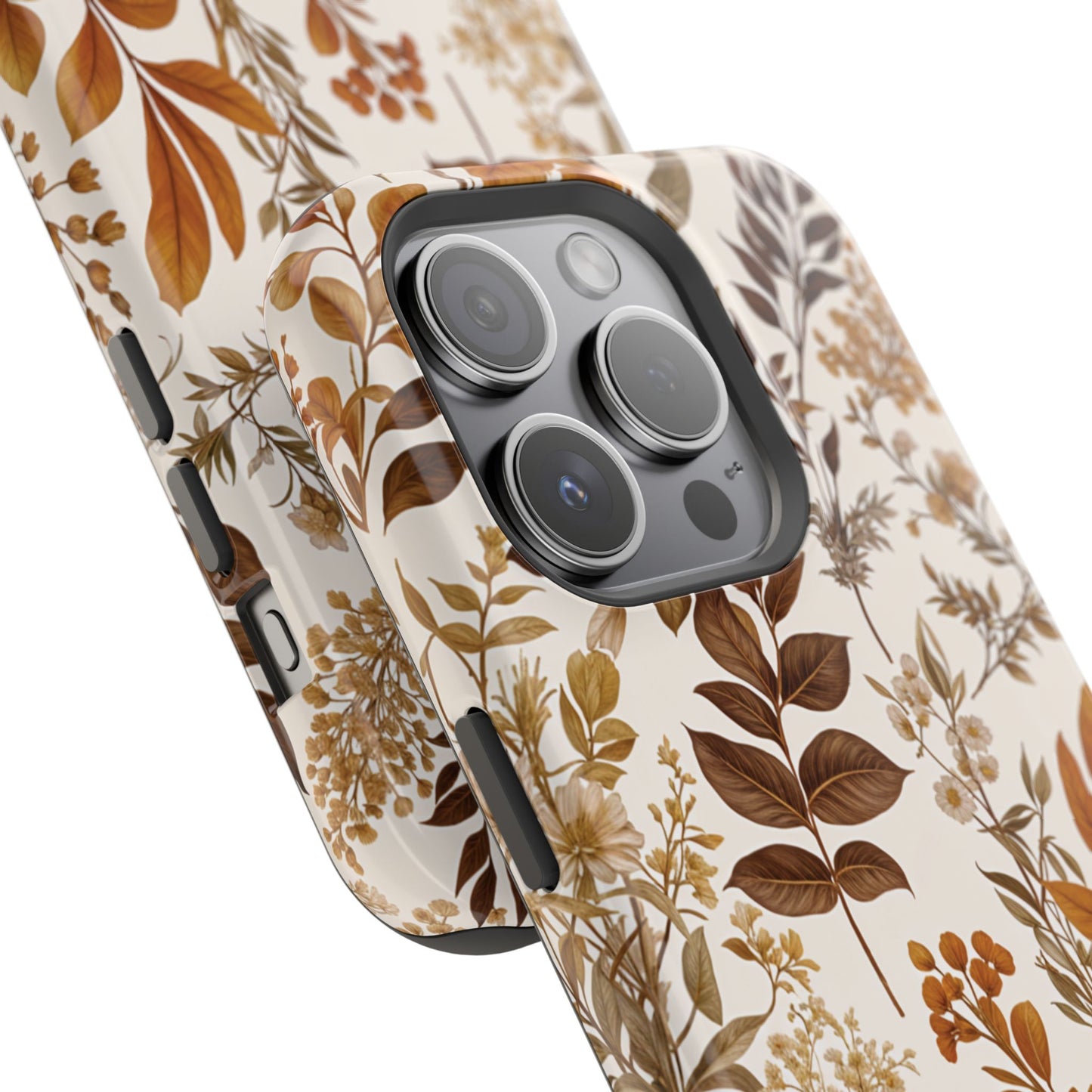 Autumn Botanical | Brown Floral MagSafe Case