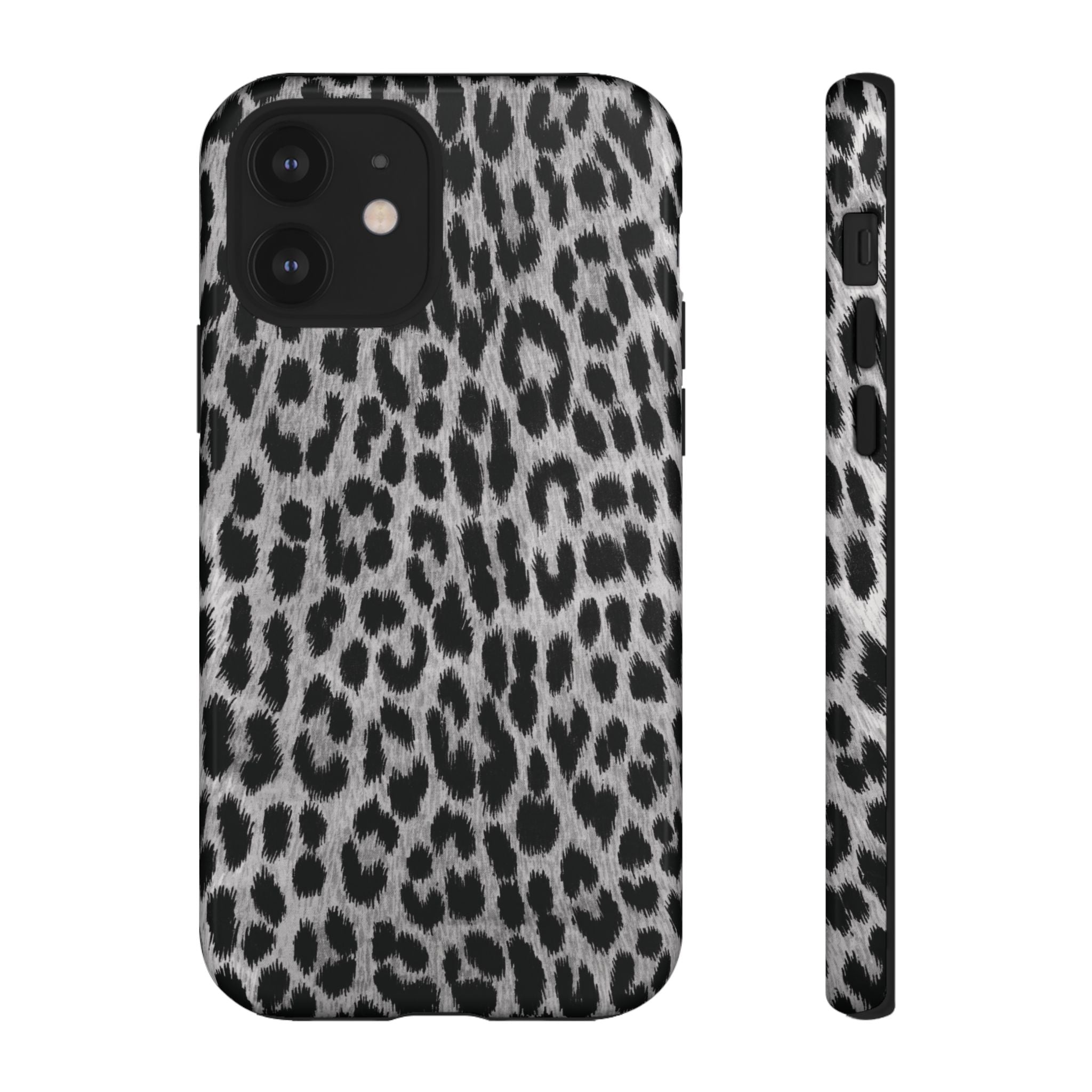Funda para iPhone con estampado de leopardo gris | Trendsetter