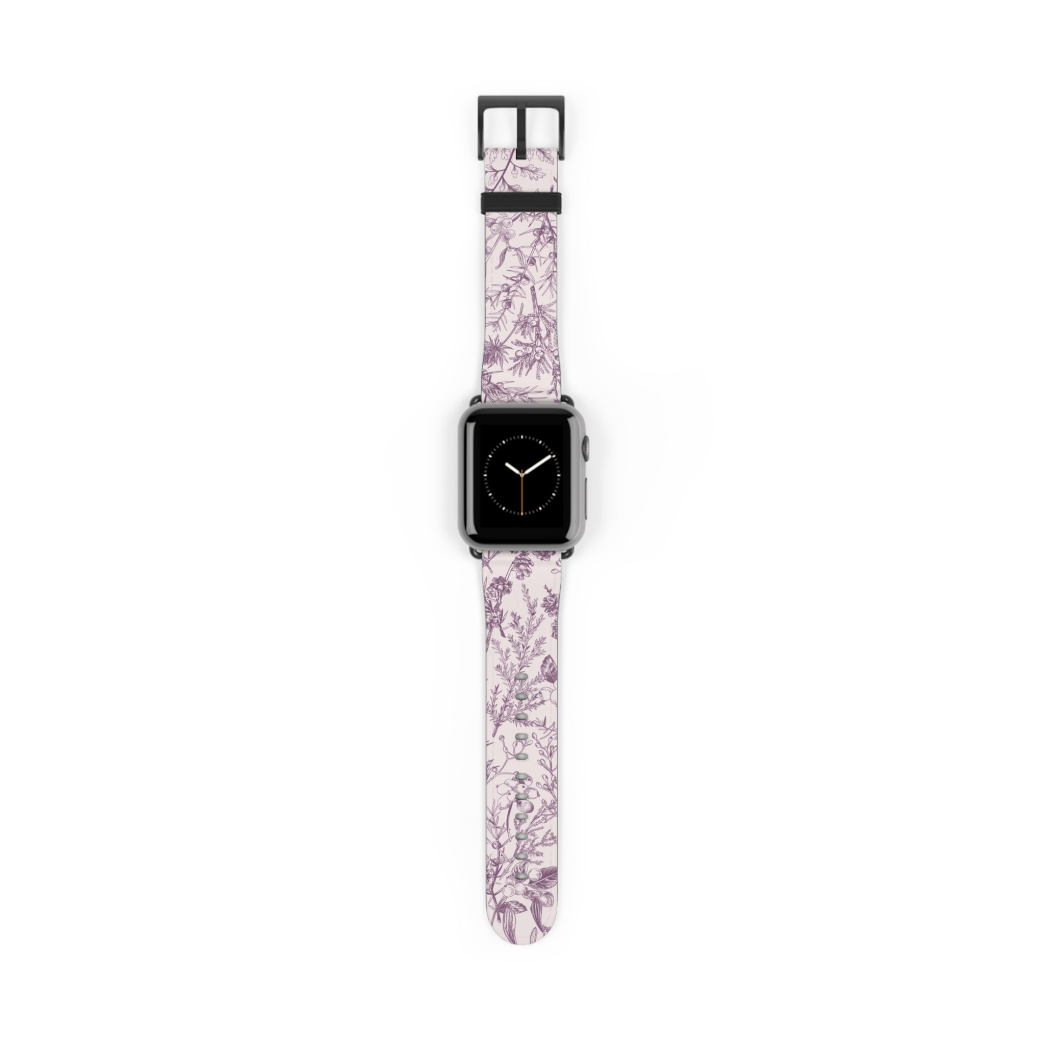Plum Botanical Apple Watch Band