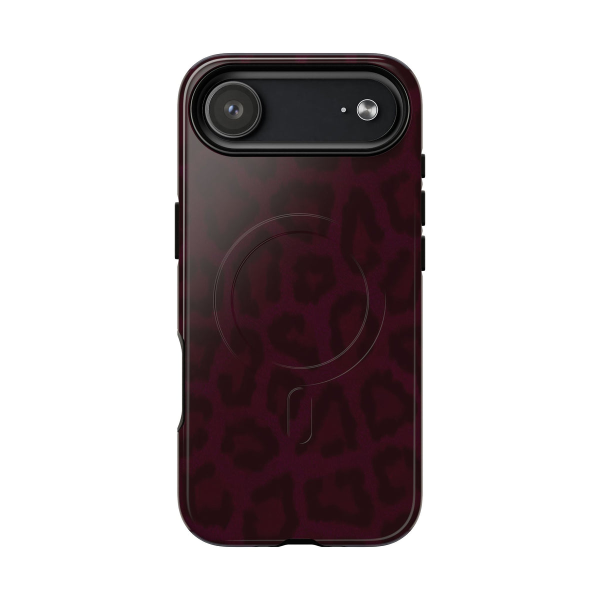 Black Cherry | Burgundy Leopard MagSafe Case