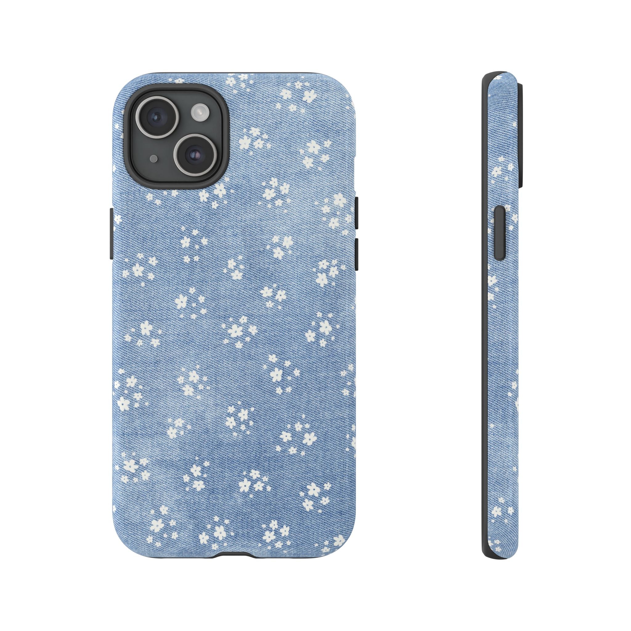 Denim Daisy Phone Case