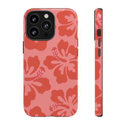 Island Life | Orange Hibiscus Floral Case