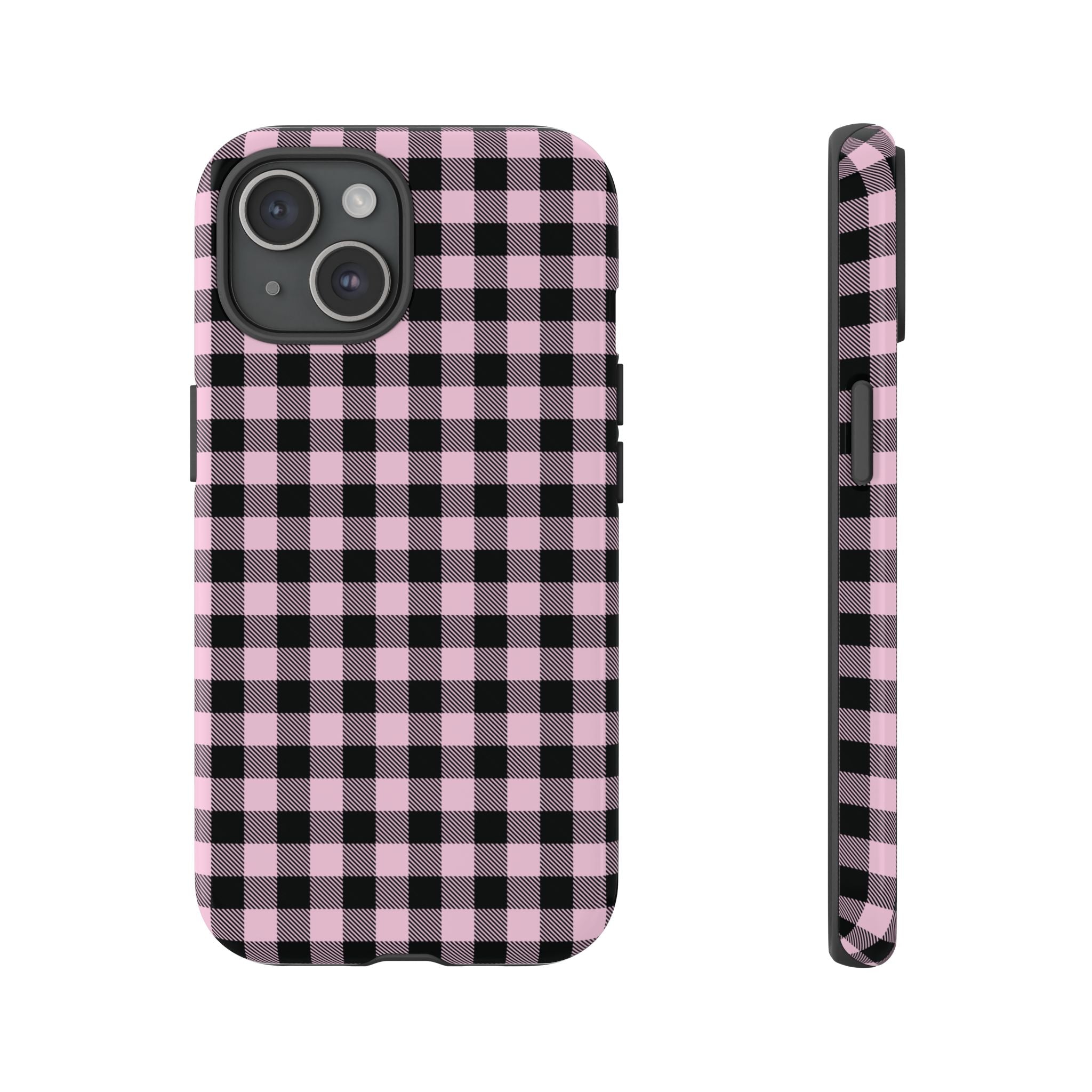 Pink Punk | Gingham iPhone Case