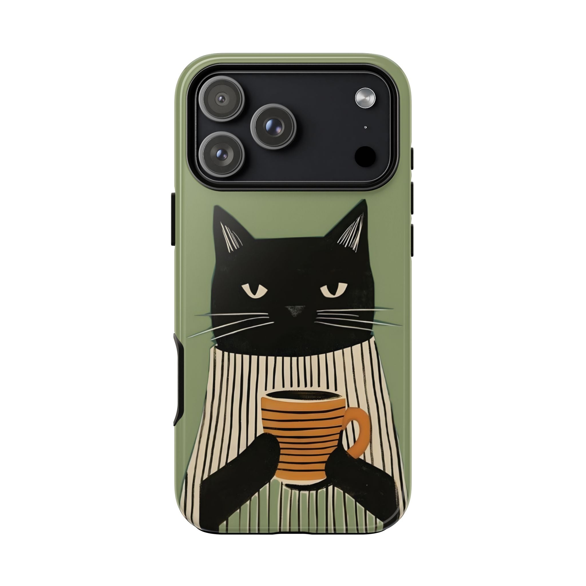 Morning Mood | Coffee Cat iPhone Case