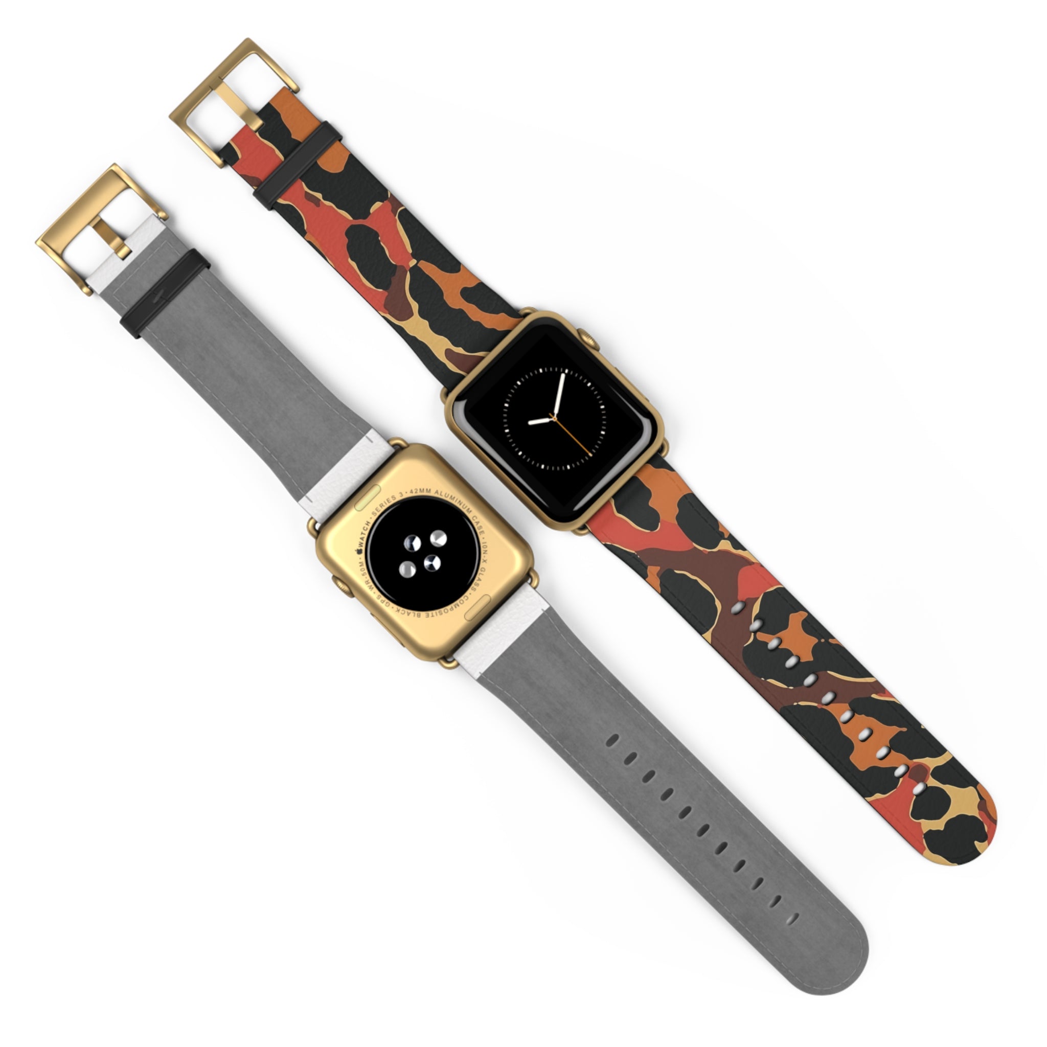 Abstract Leopard Apple Watch Band