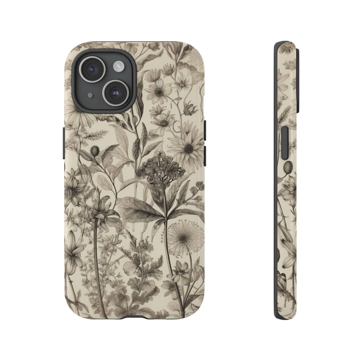 Vintage Wildflowers | Neutral Floral Case