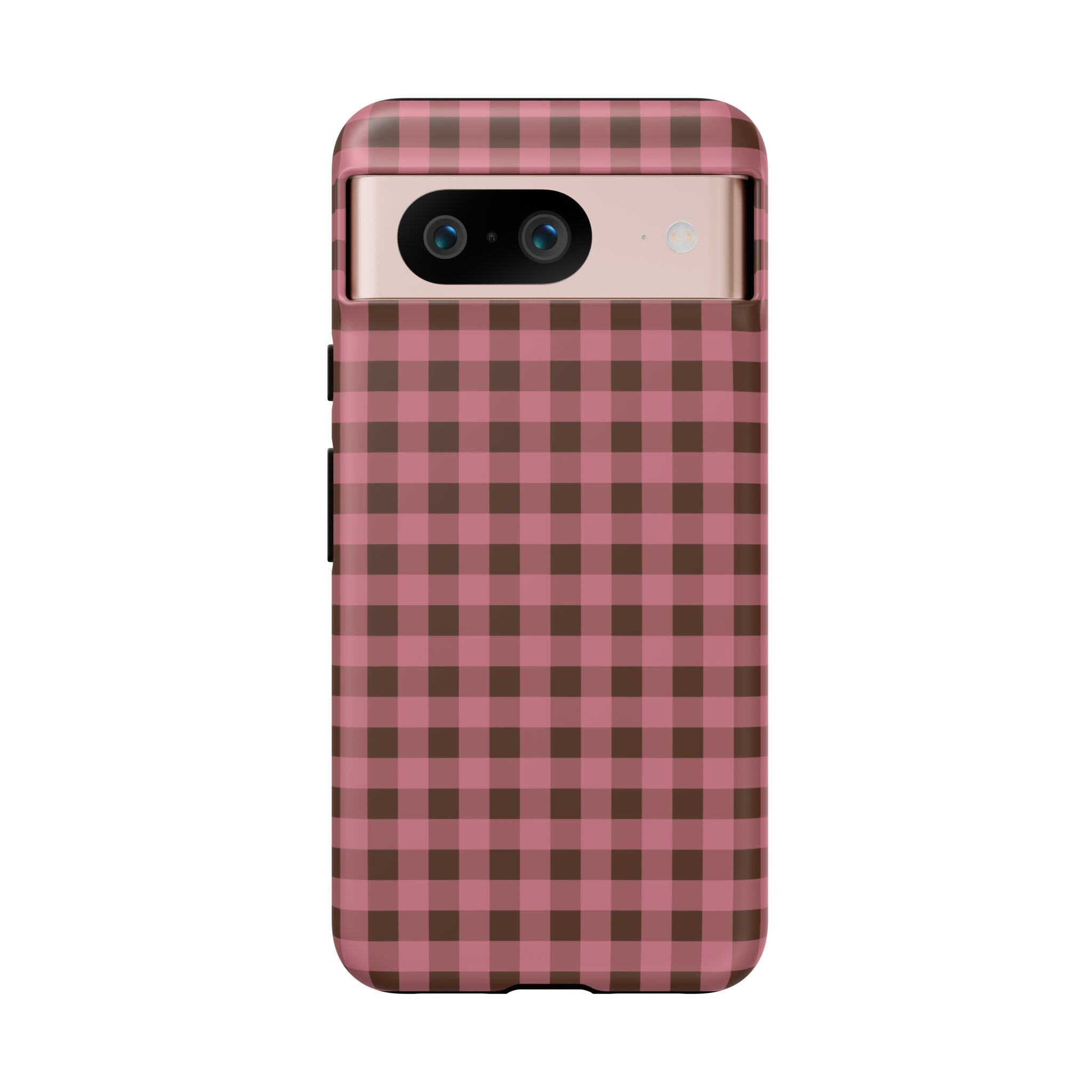 Rosy Gingham Phone Case