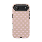 Blush Polka Dot iPhone Case