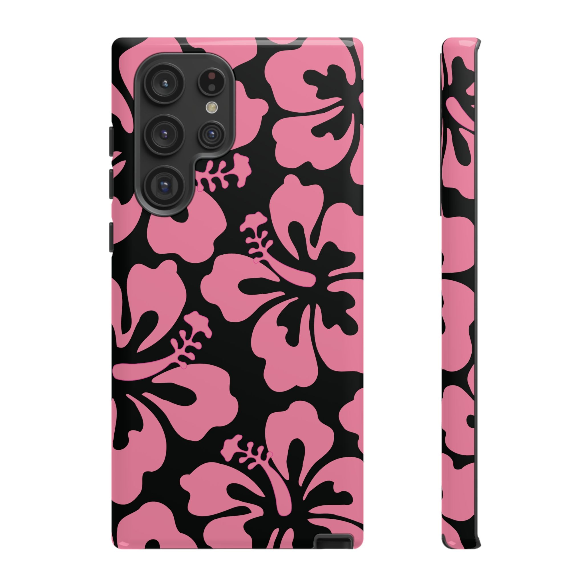 Maui Pink Hibiscus Galaxy Case