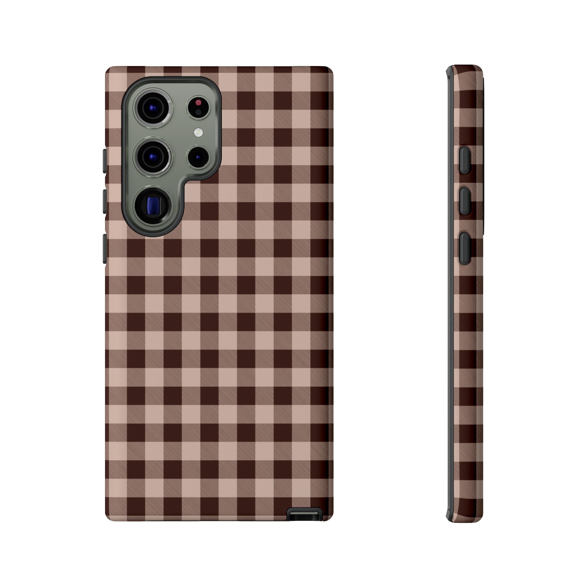 Latte Check Phone Case