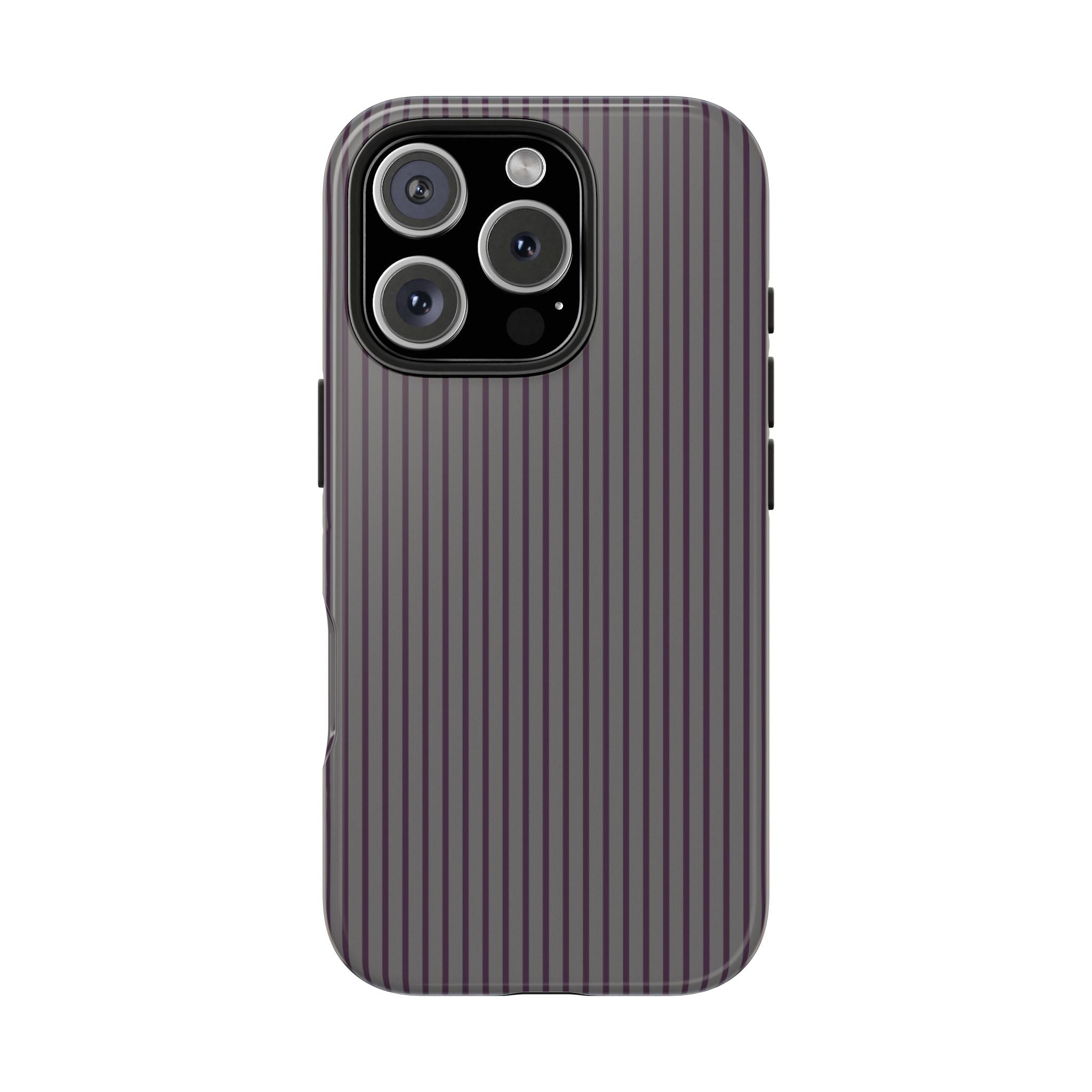 Trendsetter Gray Pinstripe iPhone Case
