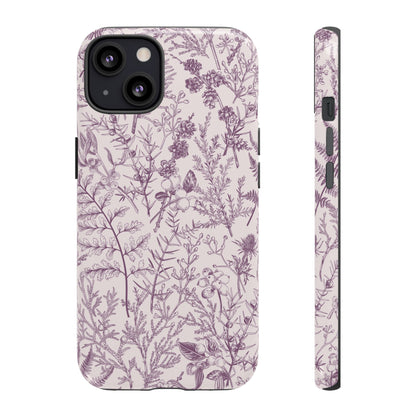 Plum Botanical Garden | Purple Floral Case