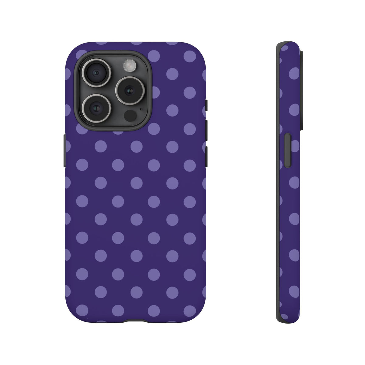 Plum Pop | Polka Dot iPhone Case