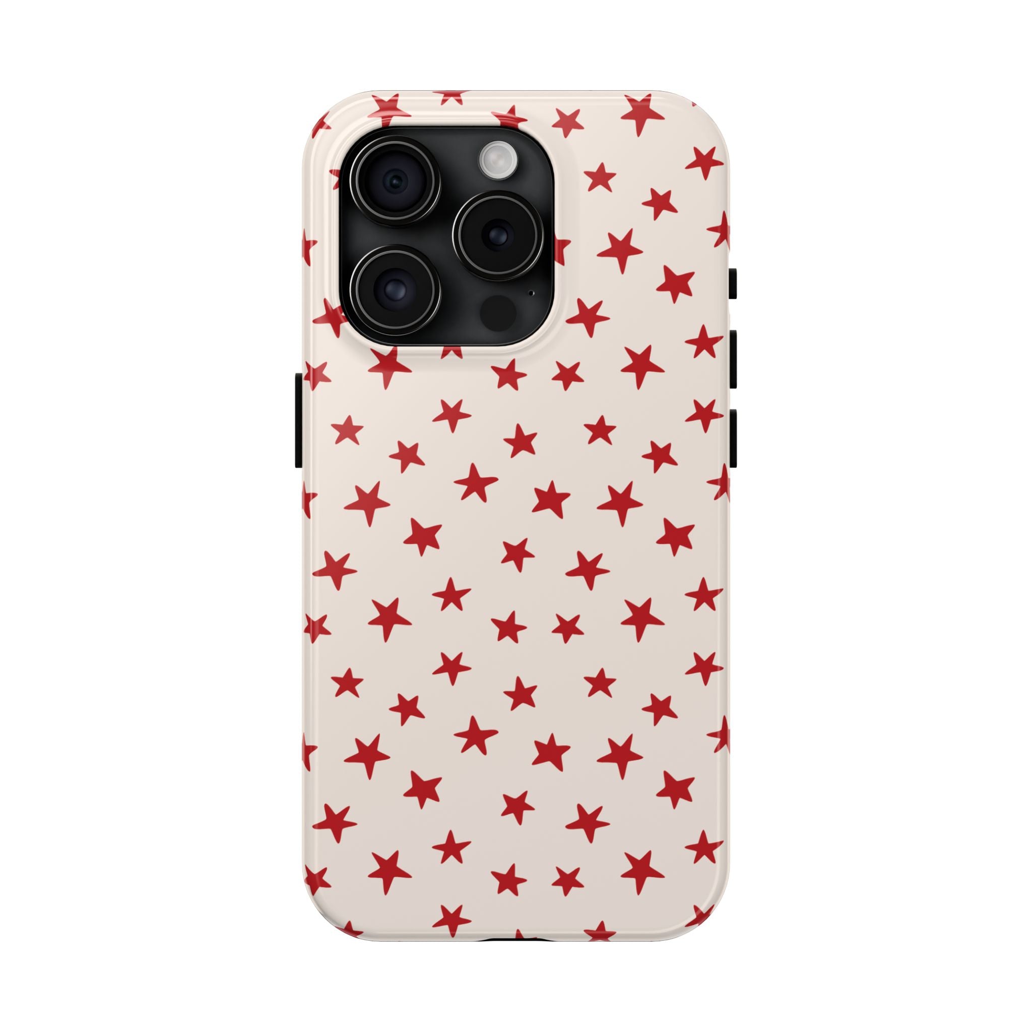 Starstruck Red Stars iPhone Case
