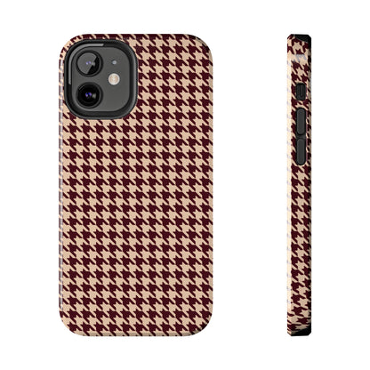 Prep School | Houndstooth iPhone Case