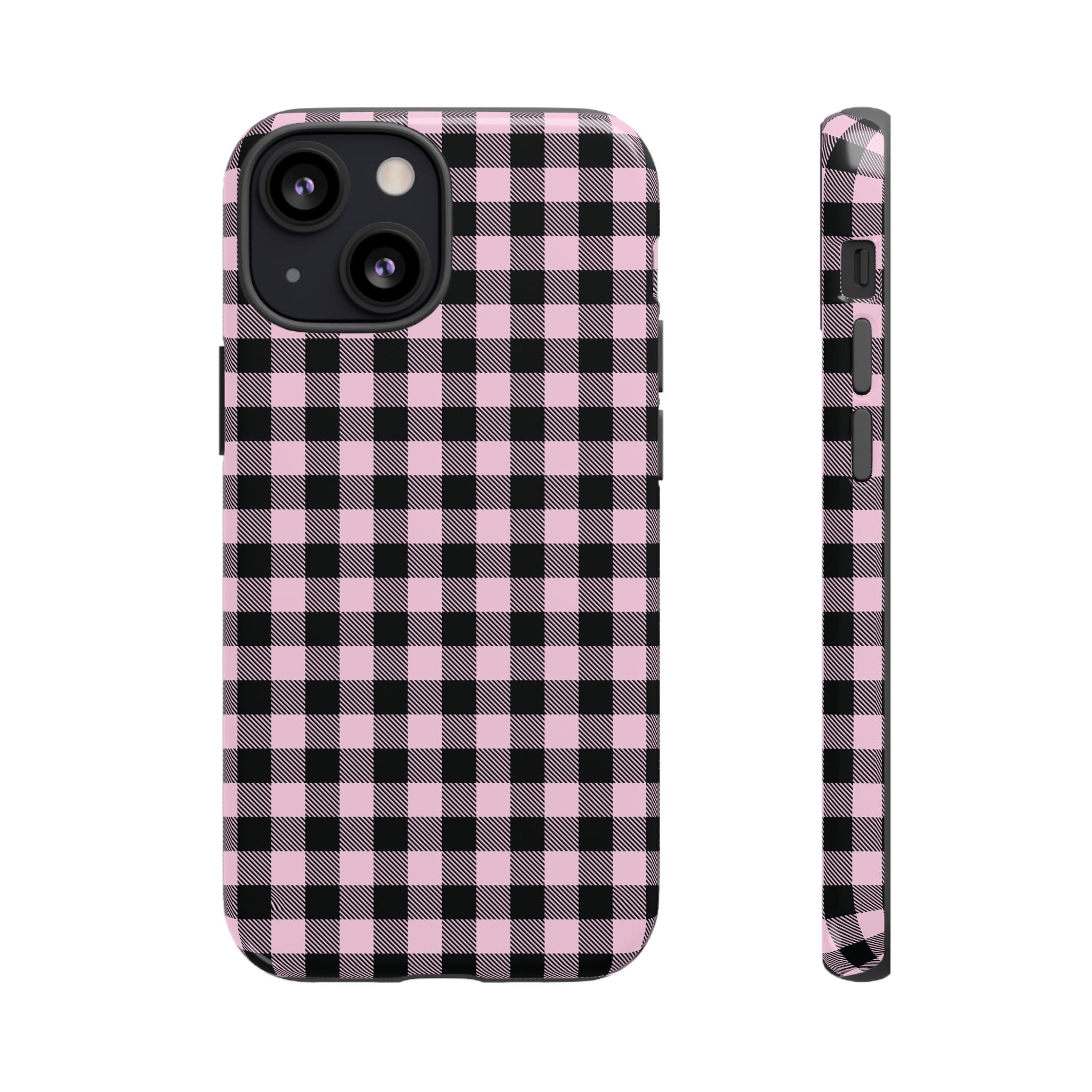 Pink Punk | Gingham iPhone Case