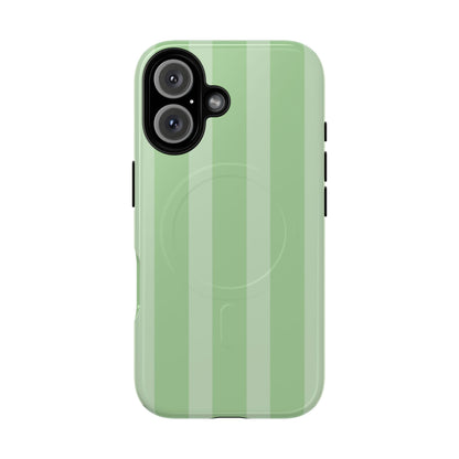 Pistachio | Green Striped MagSafe Case