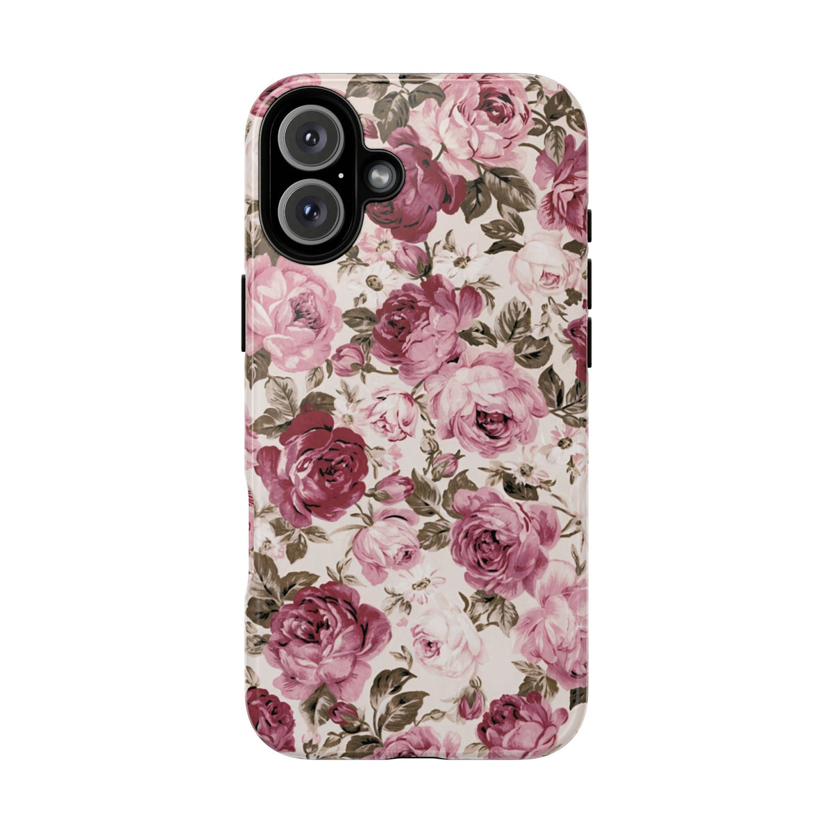 Love Story | Vintage Pink Rose Floral iPhone Case